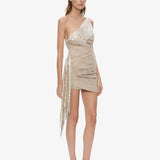 Christopher Esber - Batiste Shoelace Mini Dress