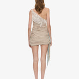 Christopher Esber - Batiste Shoelace Mini Dress