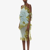 Christopher Esber - Embroidered Handkerchief Envelope Dress