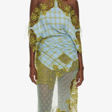 Christopher Esber - Embroidered Handkerchief Envelope Dress