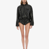 Christopher Esber - Dannie Leather Zipped One Piece