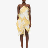Christopher Esber - Embroidered Handkerchief Envelope Scarf Dress