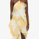 Christopher Esber - Embroidered Handkerchief Envelope Scarf Dress