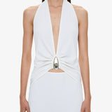 Christopher Esber - Crystal Pendant Tank Dress