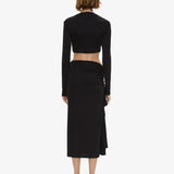 Christopher Esber - Droplet Crystal Pendant Long Sleeve Top