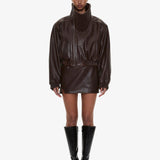 Christopher Esber - Alfie Leather Mini Skirt