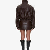 Christopher Esber - Alfie Leather Mini Skirt