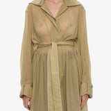 Christopher Esber - Lucent Mottled Sheer Chore Jacket
