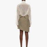 Christopher Esber - Dannie Lucent Mottled Sheer Bomber