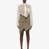 Christopher Esber - Dannie Lucent Mottled Sheer Bomber