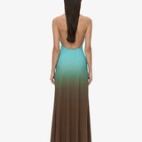 Christopher Esber - Beach Quartz Halter Ombre Dress