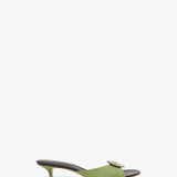 Christopher Esber - Aura Quartz Suede Kitten Mule