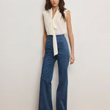 Veronica Beard - Magnolia Tie - Neck Blouse