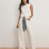Veronica Beard - Tai Belted Wide - Leg Pant
