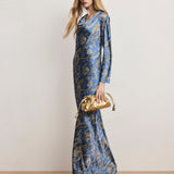 Veronica Beard - Ember Silk - Blend Maxi Dress