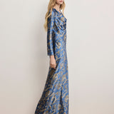 Veronica Beard - Ember Silk - Blend Maxi Dress