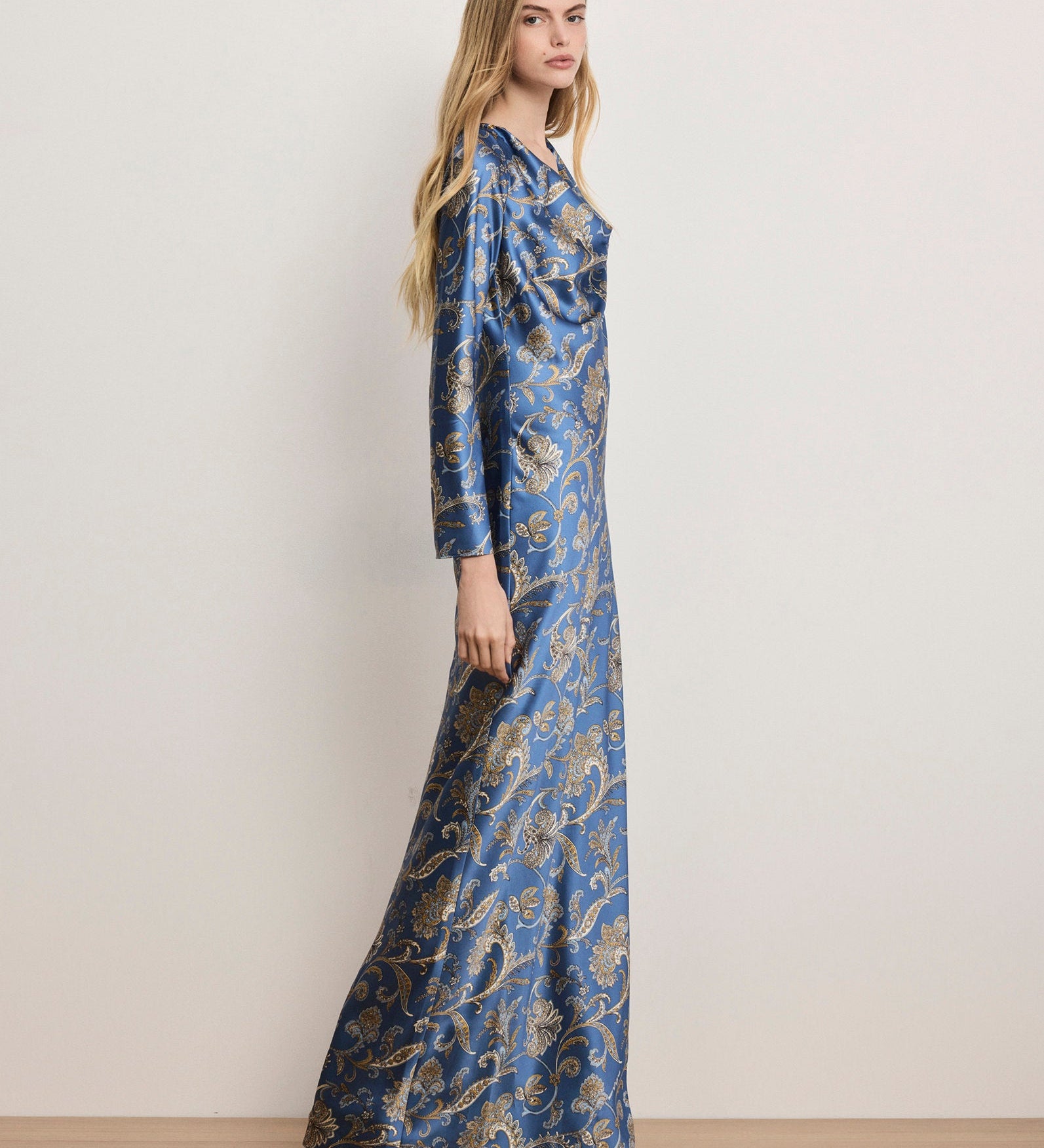 Veronica Beard - Ember Silk - Blend Maxi Dress