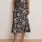 Veronica Beard - Clover Paisley Midi Skirt