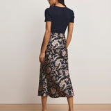Veronica Beard - Clover Paisley Midi Skirt