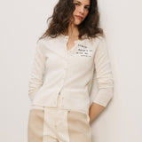 Veronica Beard - Daro Embroidered Cashmere Cardigan