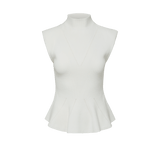 Veronica Beard - Seraphine Knit Peplum Top
