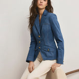 Veronica Beard - Randy Denim Dickey Jacket