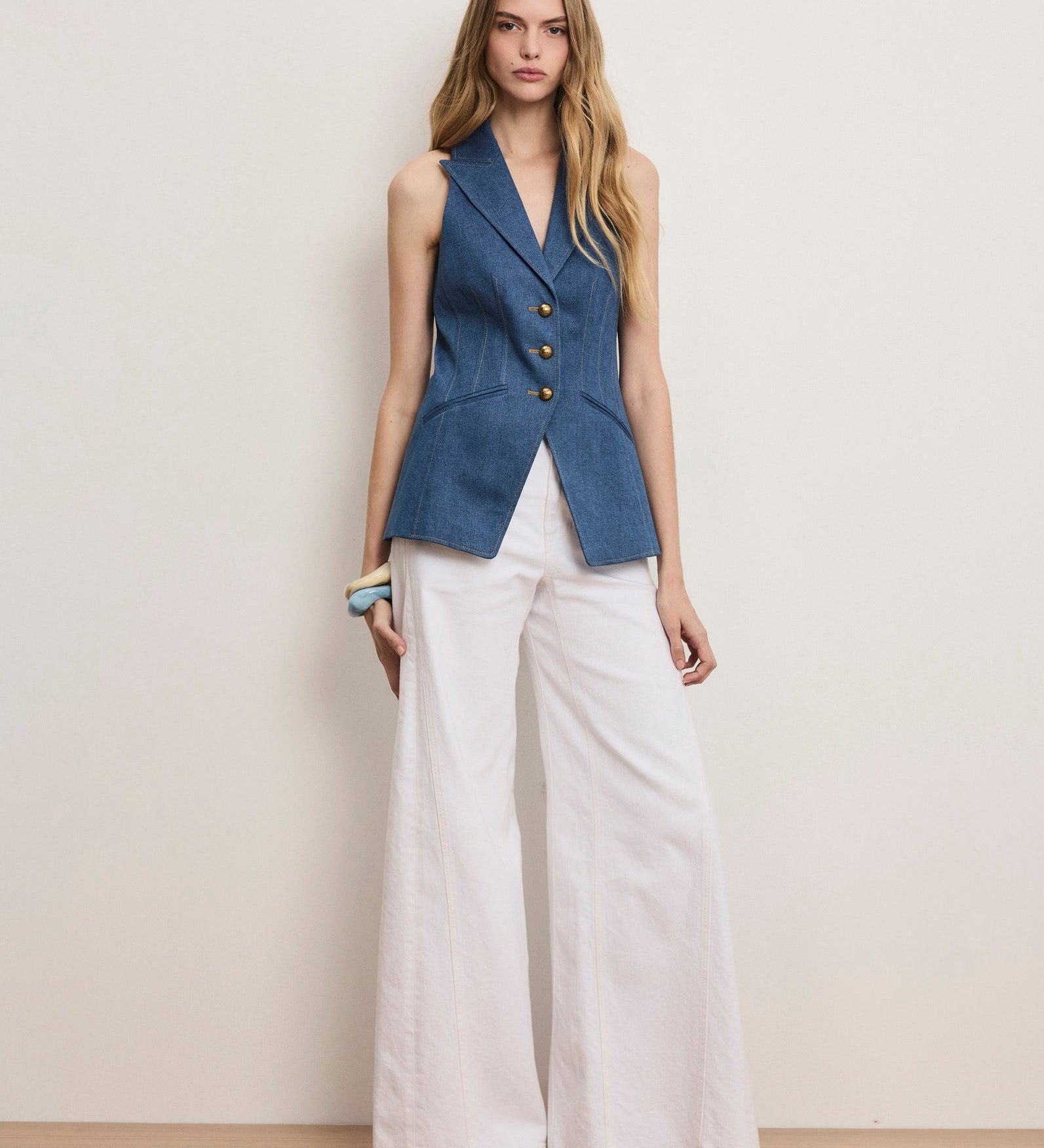 Veronica Beard - Costa Denim Vest