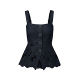 Veronica Beard - Mirielle Eyelet Tank Top