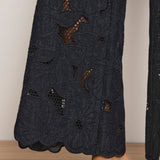 Veronica Beard - Osborne Wide - Leg Eyelet Pant