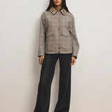 Veronica Beard - Kasper Plaid Chore Jacket