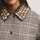 Veronica Beard - Kasper Plaid Chore Jacket