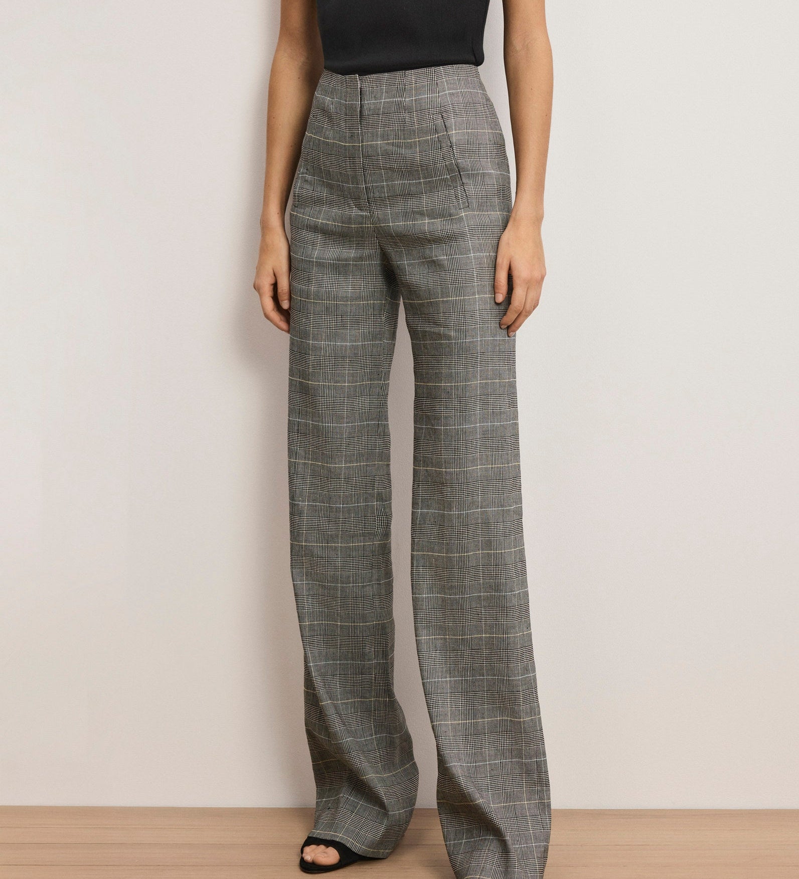 Veronica Beard - Jude Linen Wide - Leg Pant