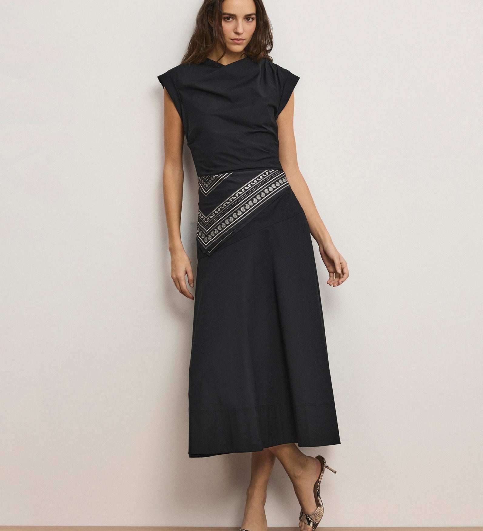 Veronica Beard - Lisette Cotton Poplin Midi Dress