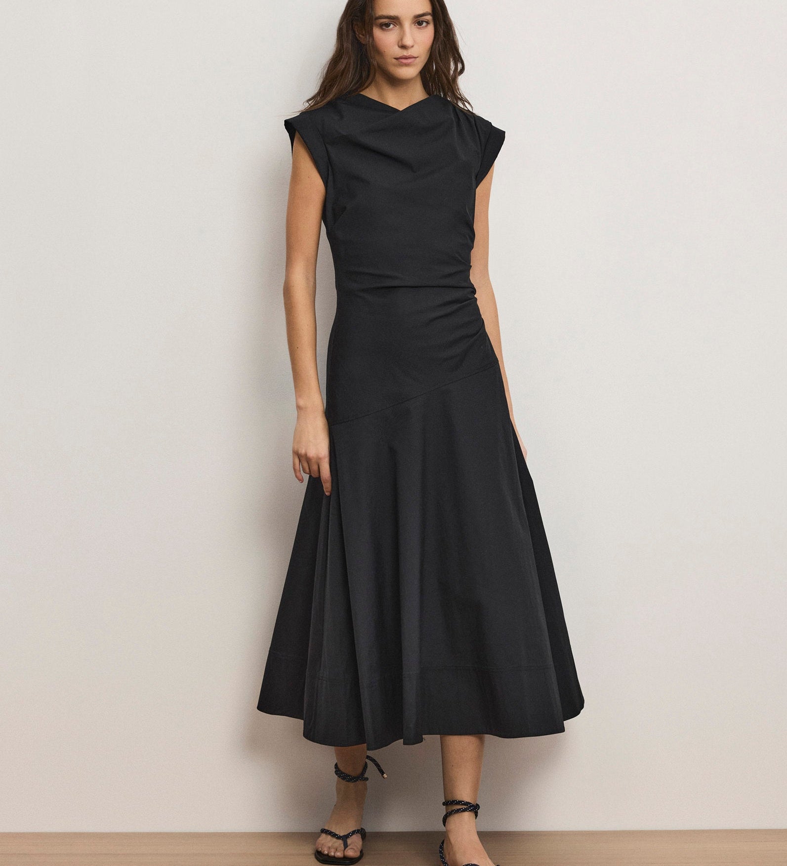 Veronica Beard - Lisette Cotton Poplin Midi Dress