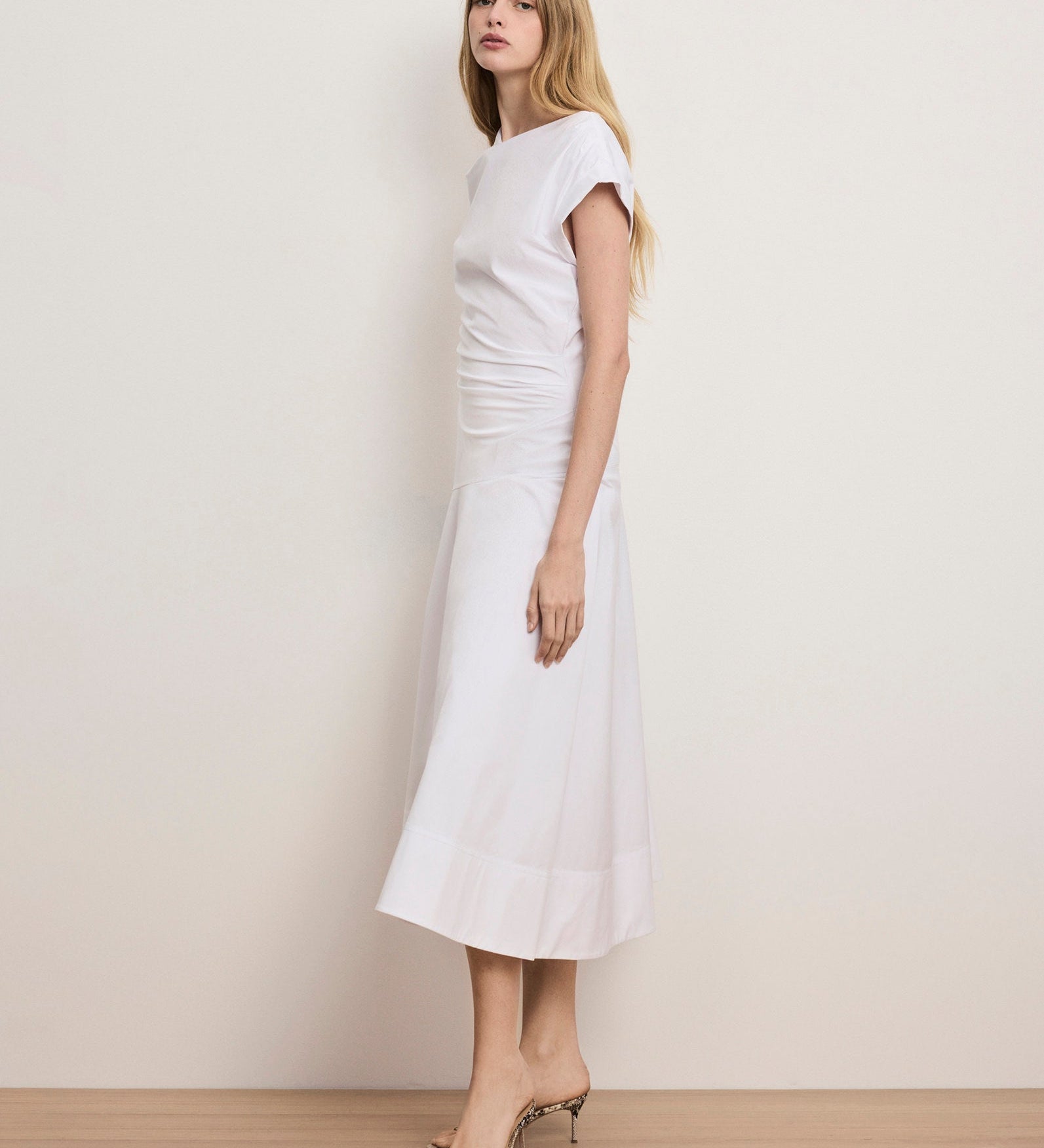 Veronica Beard - Lisette Cotton Poplin Midi Dress
