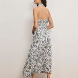 Veronica Beard - Mackey Paisley Halter Midi Dress