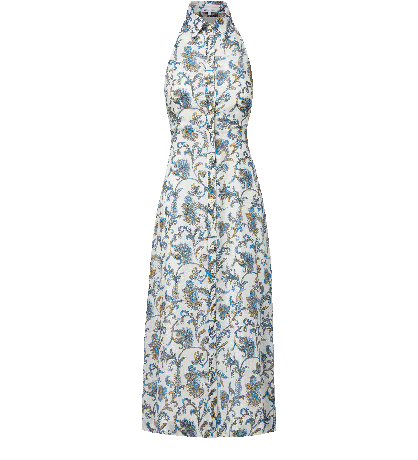 Veronica Beard - Mackey Paisley Halter Midi Dress