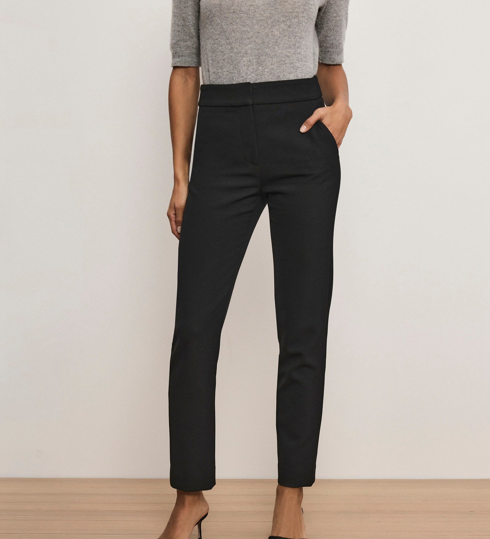 Veronica Beard - Renzo Clean Waistband Pant