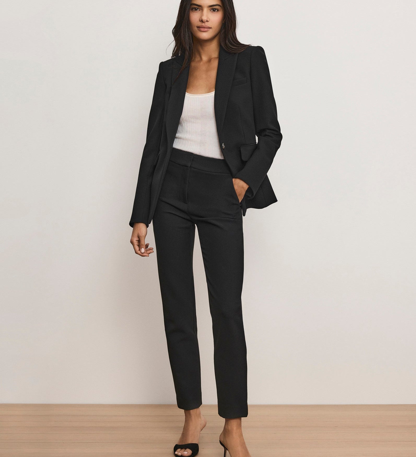 Veronica Beard - Renzo Clean Waistband Pant