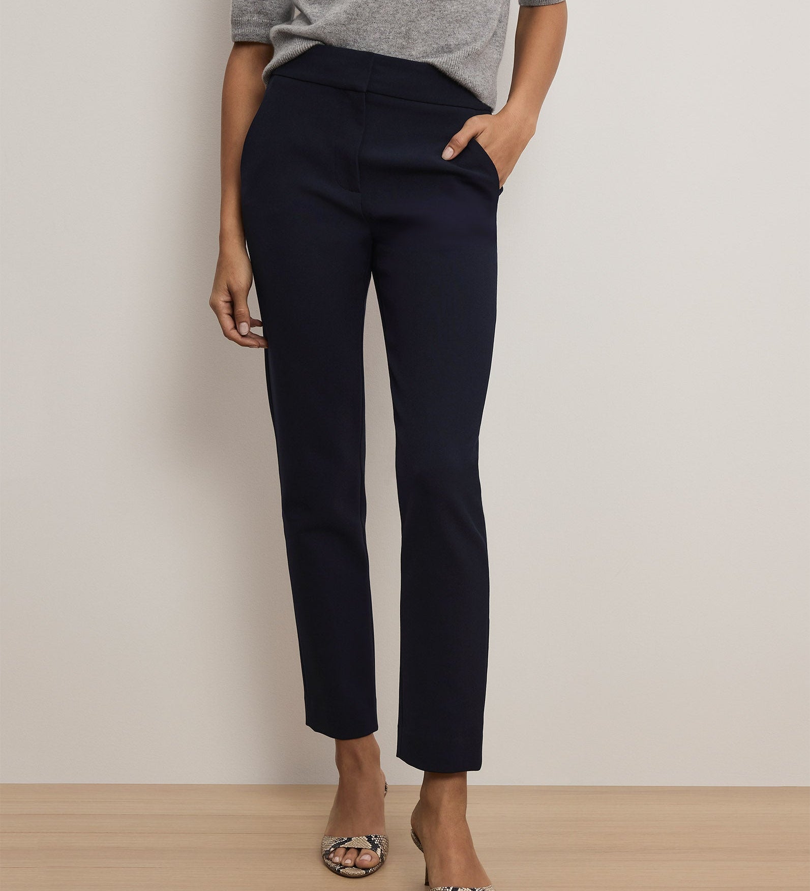 Veronica Beard - Renzo Clean Waistband Pant