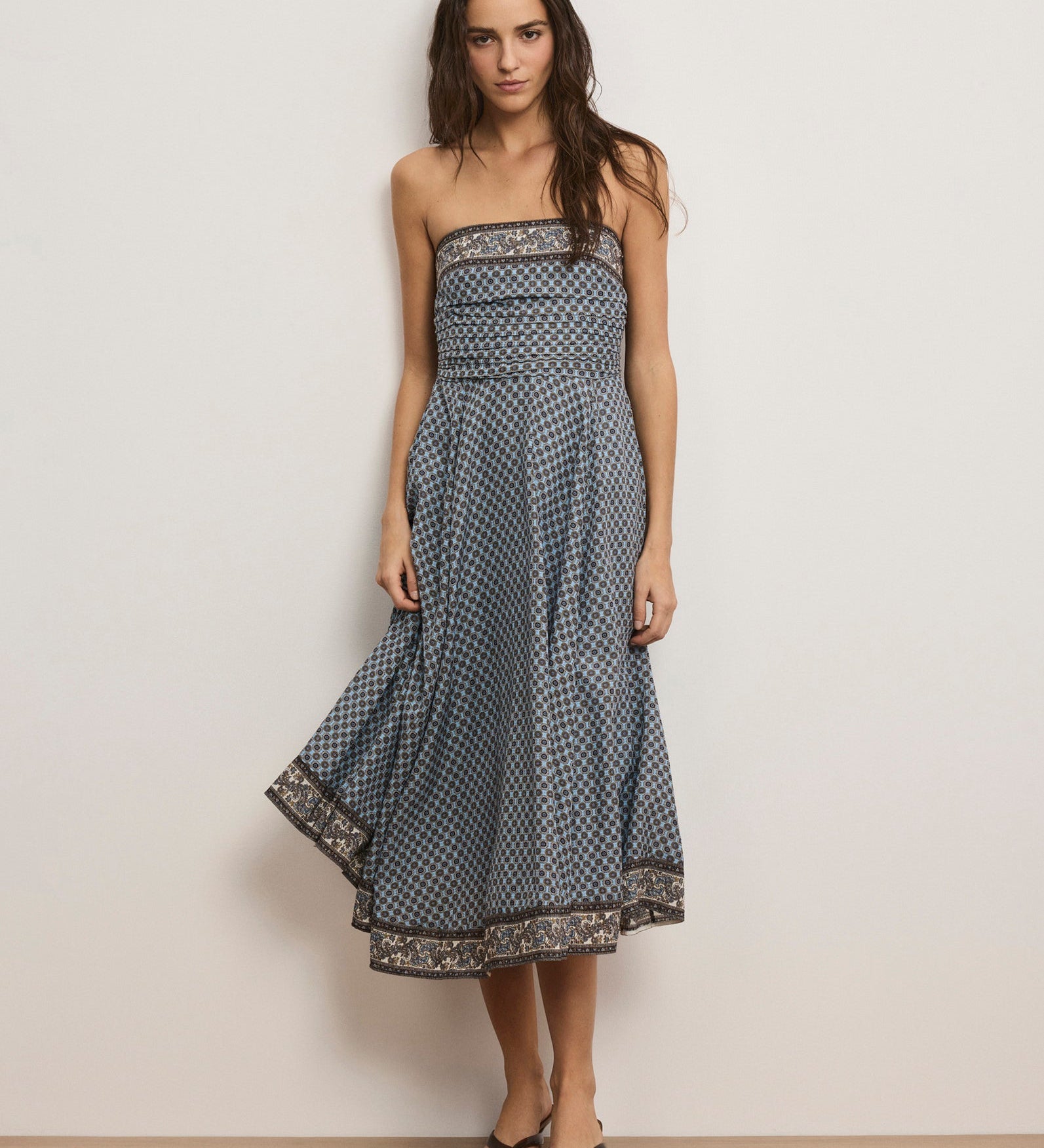 Veronica Beard - Lana Scarf - Print Midi Dress