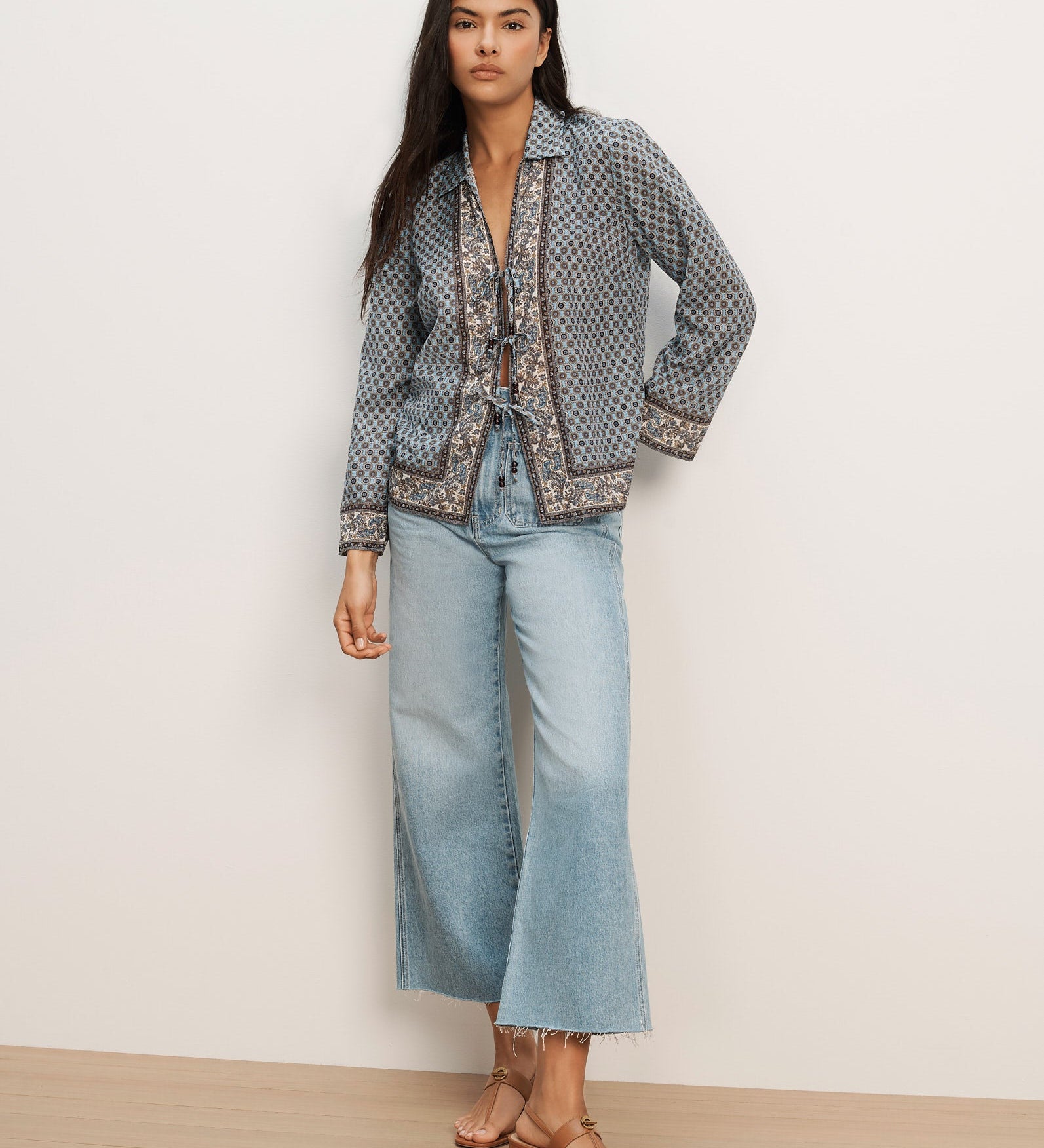 Veronica Beard - Eva Scarf - Print Blouse