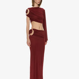 Christopher Esber - Aurelia Sculpted Spiral Drape Top