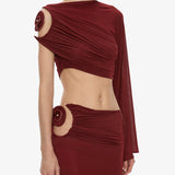Christopher Esber - Aurelia Sculpted Spiral Drape Top