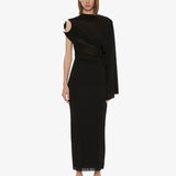 Christopher Esber - Aurelia Sculpted Spiral Drape Gown