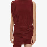 Christopher Esber - Aurelia Sculpted Spiral Cascade Mini Dress