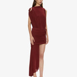 Christopher Esber - Aurelia Sculpted Spiral Cascade Mini Dress