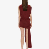 Christopher Esber - Aurelia Sculpted Spiral Cascade Mini Dress