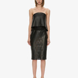 Christopher Esber - Perforated Sheath Leather Dress