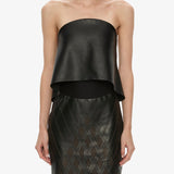 Christopher Esber - Perforated Sheath Leather Dress